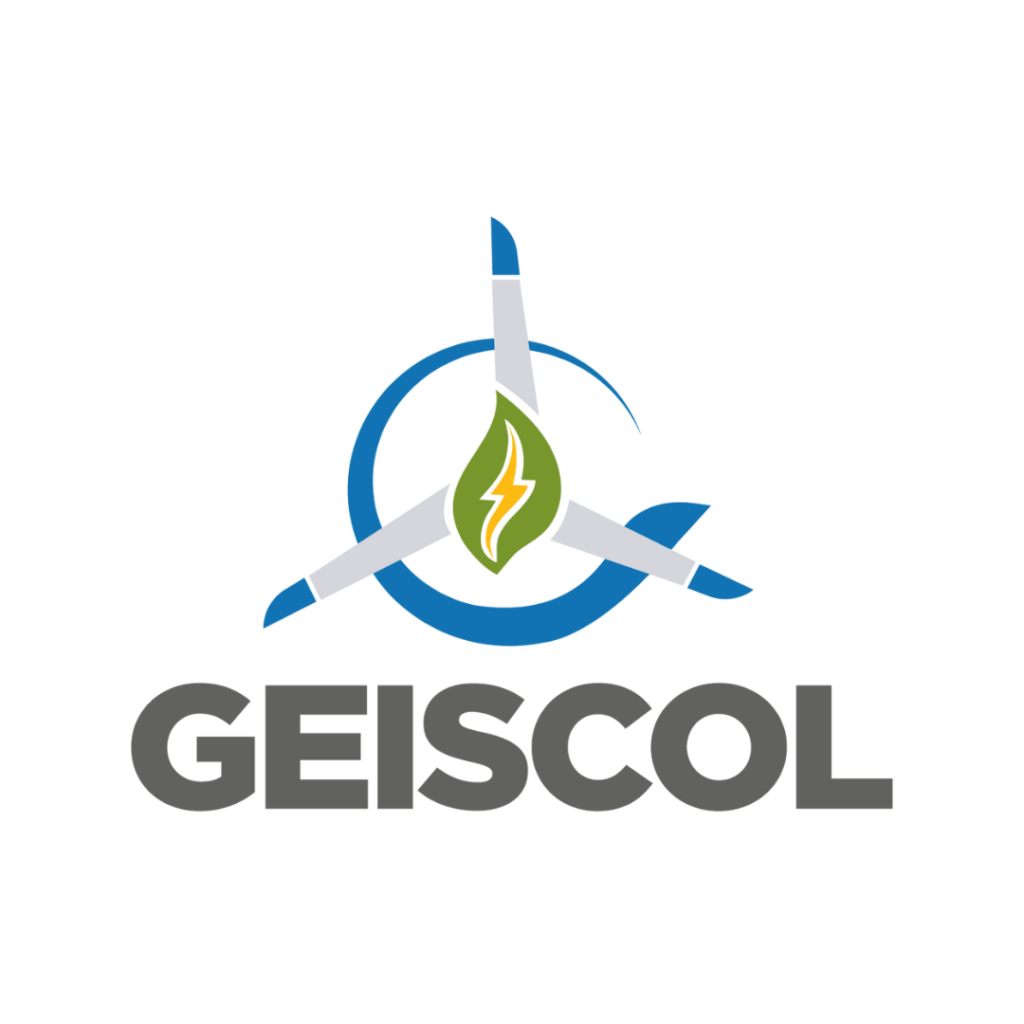 Logo de Geiscol, empresa líder en eficiencia y ahorro energético en Colombia